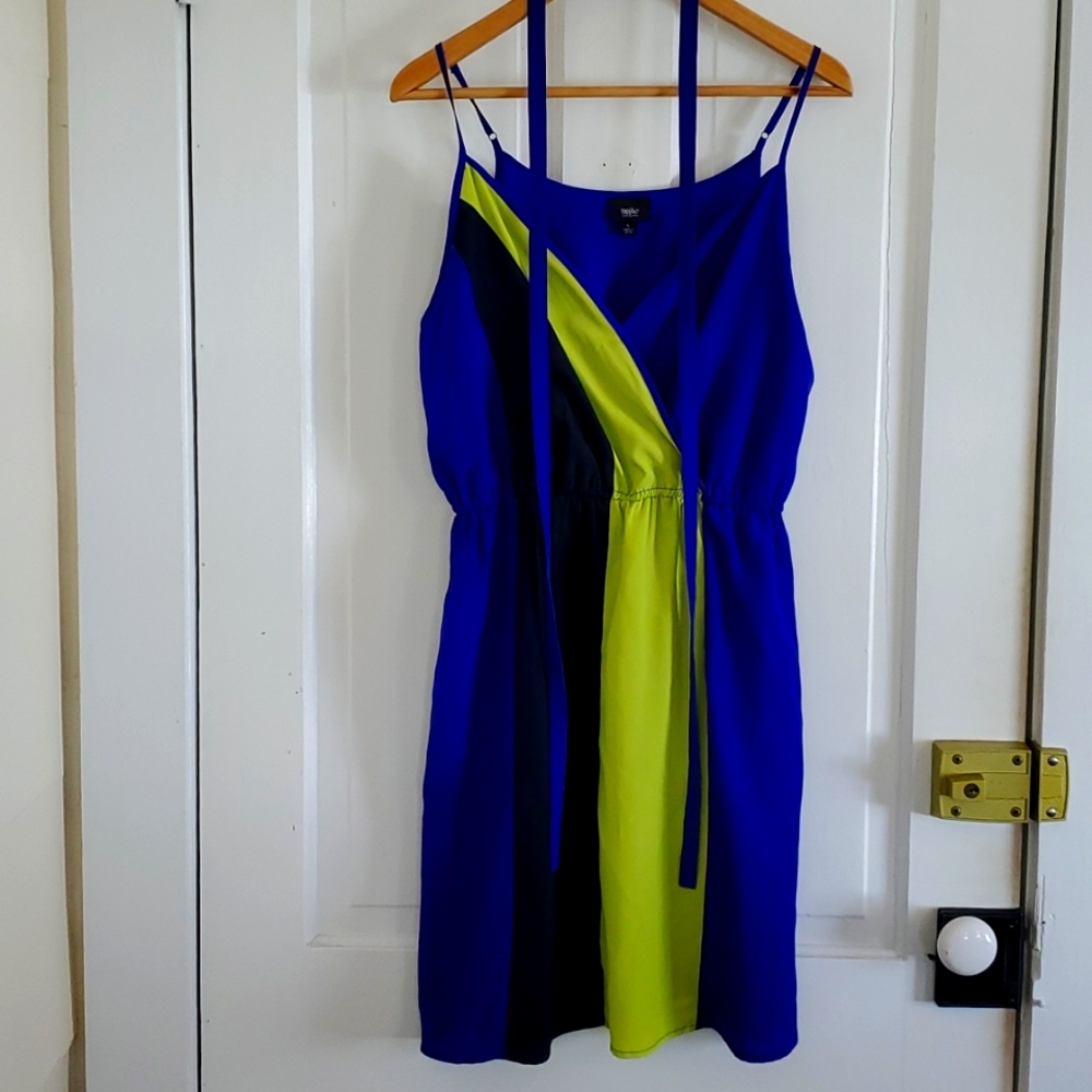 Massimo summer slip dress with tie belt